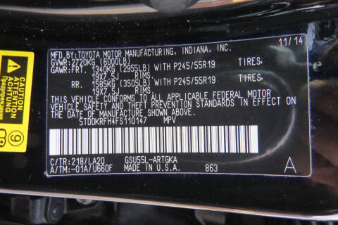 2015 Toyota Highlander Limited