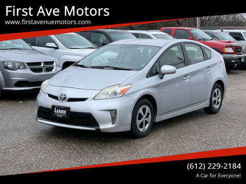2012 Toyota Prius for sale at First Ave Motors in Shakopee MN