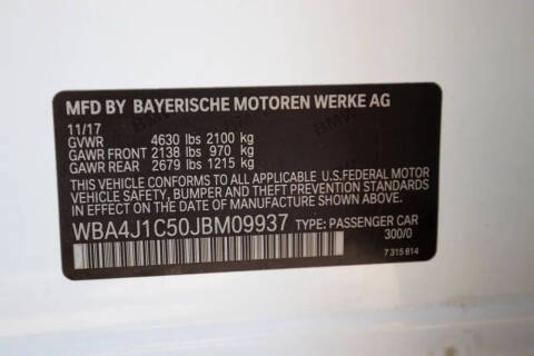 2018 BMW 4 Series 430i Gran Coupe