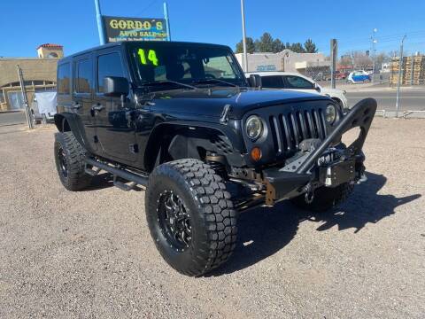 2014 Jeep Wrangler Unlimited for sale at Gordos Auto Sales in Deming NM