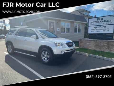 2009 GMC Acadia for sale at FJR Motor Car LLC in Mine Hill NJ