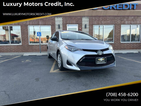 2017 Toyota Corolla for sale at Luxury Motors Credit, Inc. in Bridgeview IL