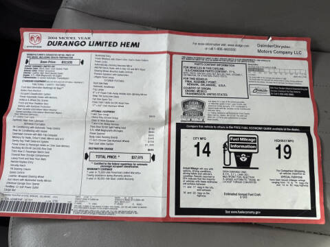 2004 Dodge Durango Limited