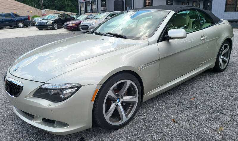 2008 BMW 6 Series for sale at HARDIN AUTOS in Jonesboro GA