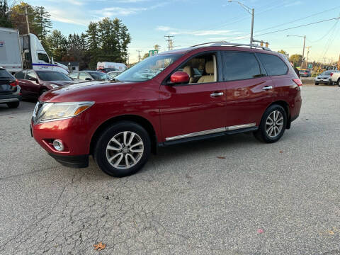 2015 Nissan Pathfinder for sale at OnPoint Auto Sales LLC in Plaistow NH