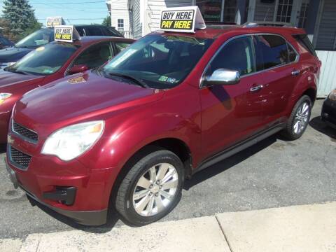 2011 Chevrolet Equinox for sale at Fulmer Auto Cycle Sales - Fulmer Auto Sales in Easton PA