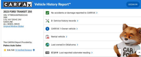 2023 Ford Transit 250
