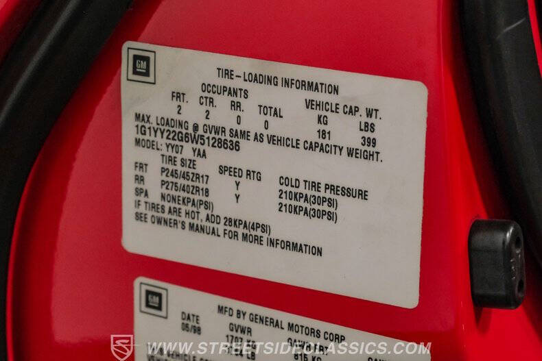 1998 Chevrolet Corvette