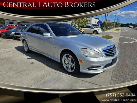 2012 Mercedes-Benz S-Class for sale at Central 1 Auto Brokers in Virginia Beach VA