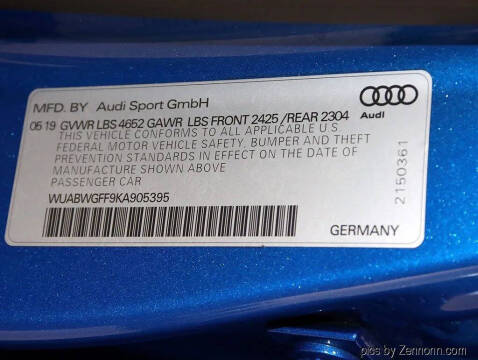 2019 Audi RS 3 2.5T quattro