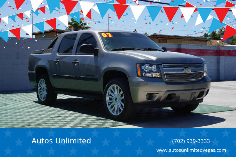 2007 Chevrolet Avalanche for sale at Autos Unlimited in Las Vegas NV