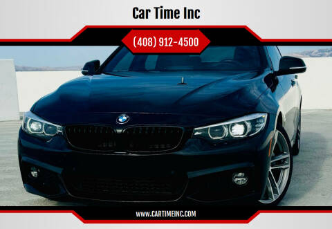 2018 BMW 4 Series for sale at Car Time Inc in San Jose CA