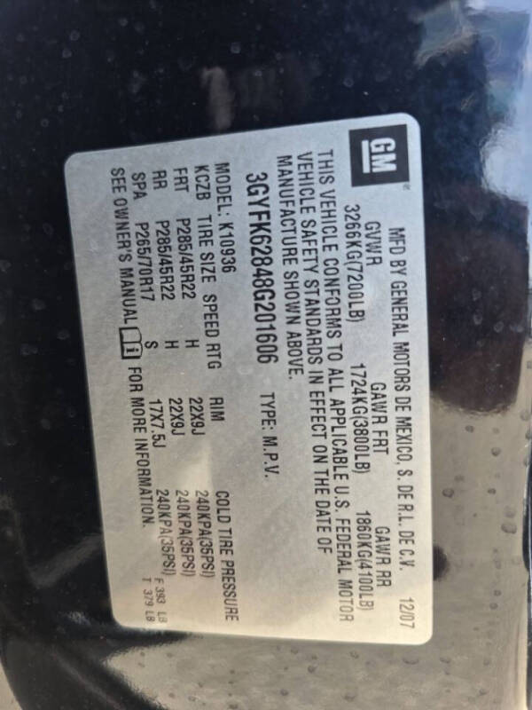 2008 Cadillac Escalade EXT