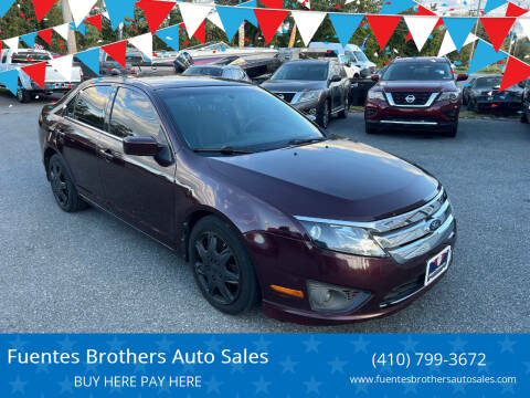 2011 Ford Fusion for sale at Fuentes Brothers Auto Sales in Jessup MD