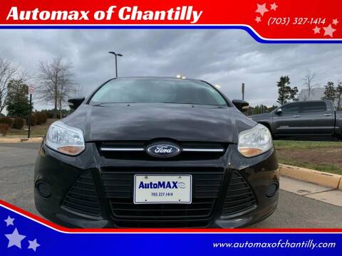 2013 Ford Focus for sale at Automax of Chantilly in Chantilly VA