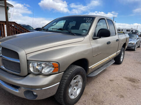 2002 Dodge Ram Pickup 1500 for sale at PYRAMID MOTORS - Fountain Lot in Fountain CO