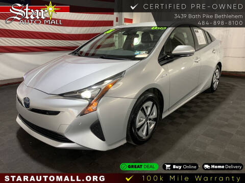 2018 Toyota Prius for sale at STAR AUTO MALL 512 in Bethlehem PA