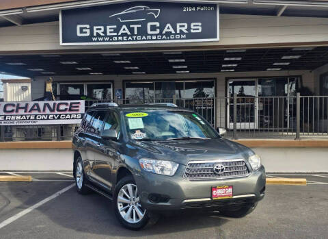2008 Toyota Highlander Hybrid for sale at Great Cars in Sacramento CA