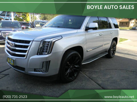 2016 Cadillac Escalade for sale at Boyle Auto Sales in Appleton WI