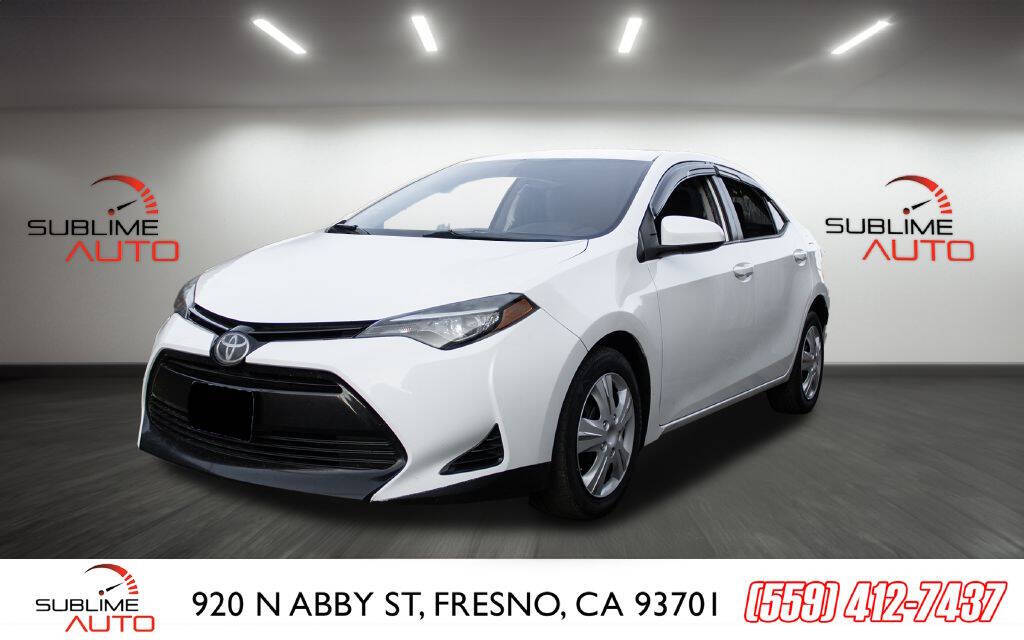 2017 Toyota Corolla for sale at SUBLIME AUTO in Fresno, CA