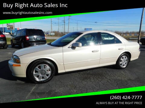 2002 Lincoln LS for sale at Buy Right Auto Sales Inc in Fort Wayne IN