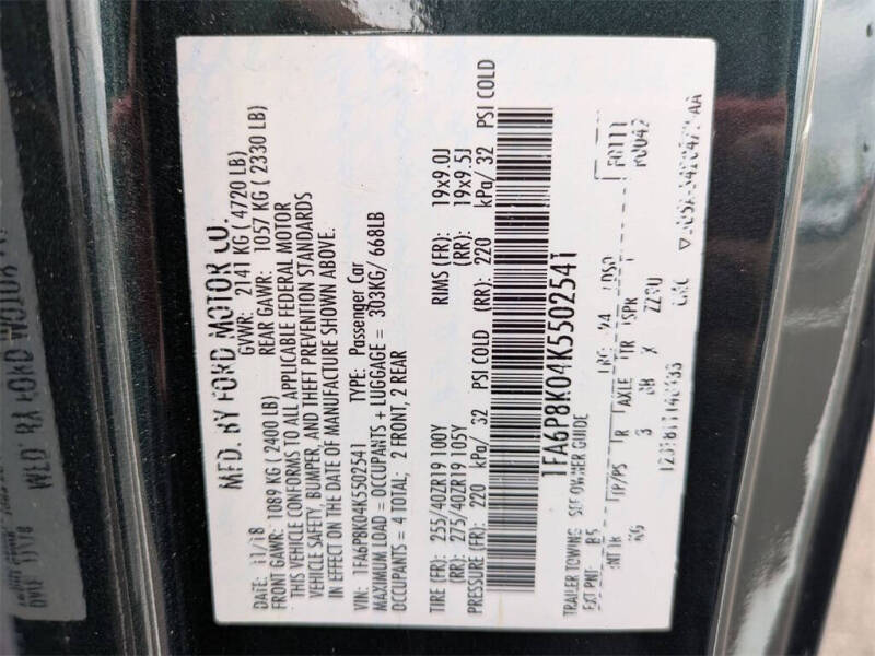 2019 Ford Mustang BULLITT