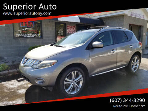 2010 Nissan Murano for sale at Superior Auto in Cortland NY