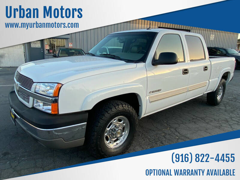 2003 Chevrolet Silverado 1500HD for sale at Urban Motors in Sacramento CA
