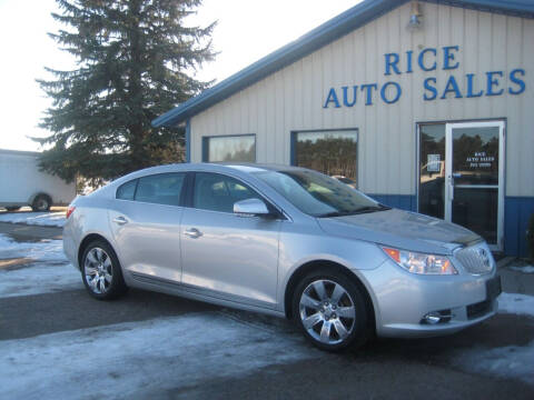 2011 Buick LaCrosse for sale at Rice Auto Sales in Rice MN