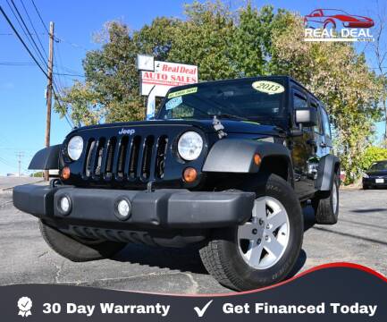 2013 Jeep Wrangler Unlimited for sale at Real Deal Auto Sales in Manchester NH