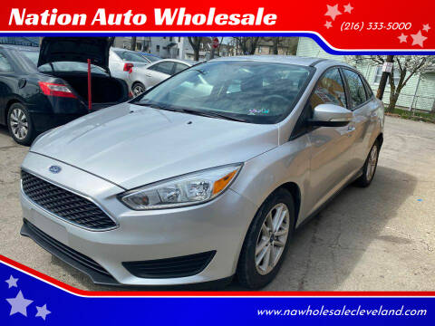 2015 Ford Focus for sale at Nation Auto Wholesale in Cleveland OH
