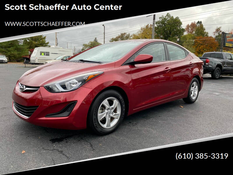 2014 Hyundai Elantra for sale at Scott Schaeffer Auto Center in Birdsboro PA