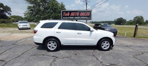 2013 Dodge Durango for sale at T & G Auto Sales in Florence AL
