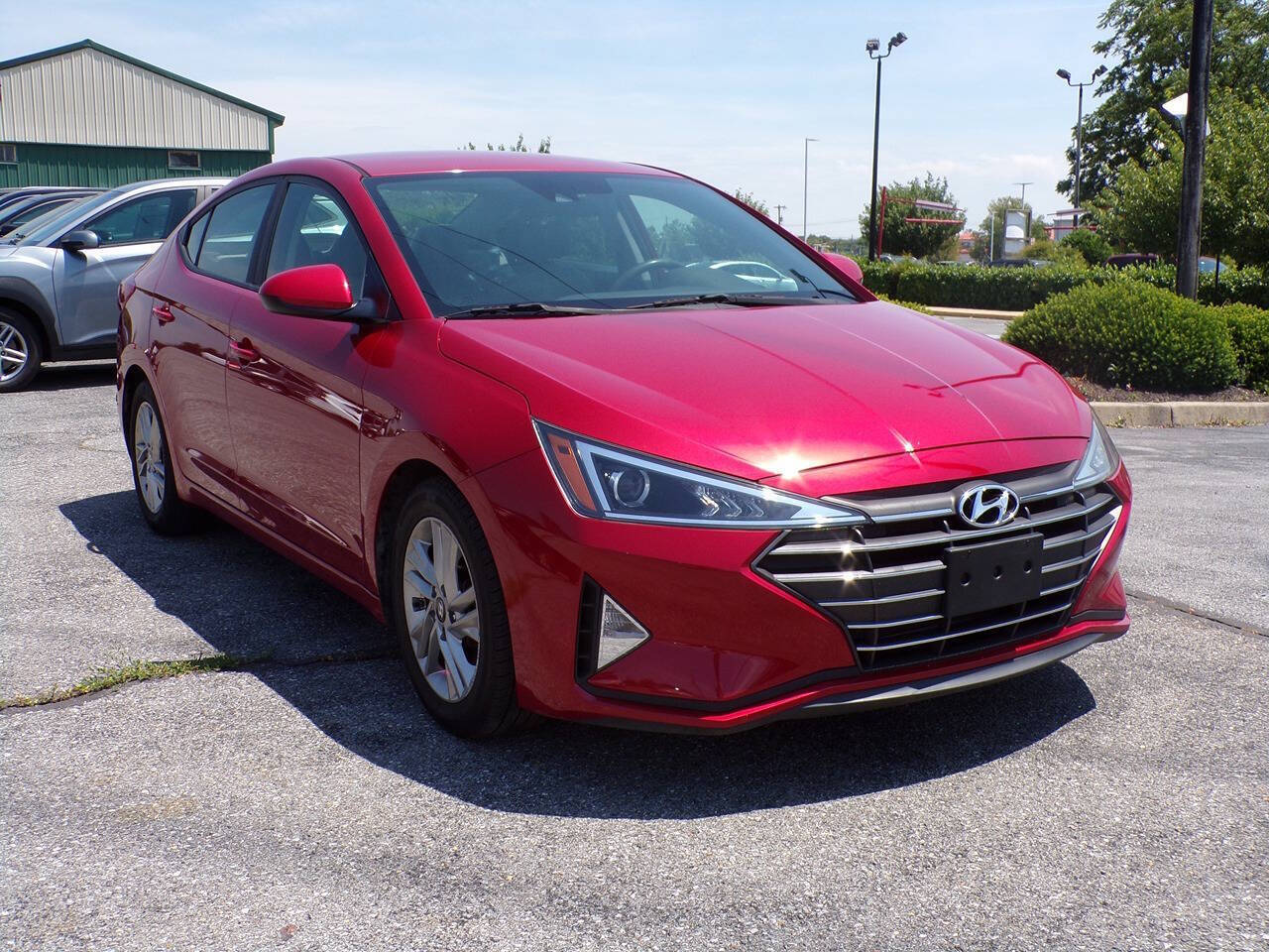 Red 2020 Hyundai ELANTRA SEL SEL 4dr Sedan 1