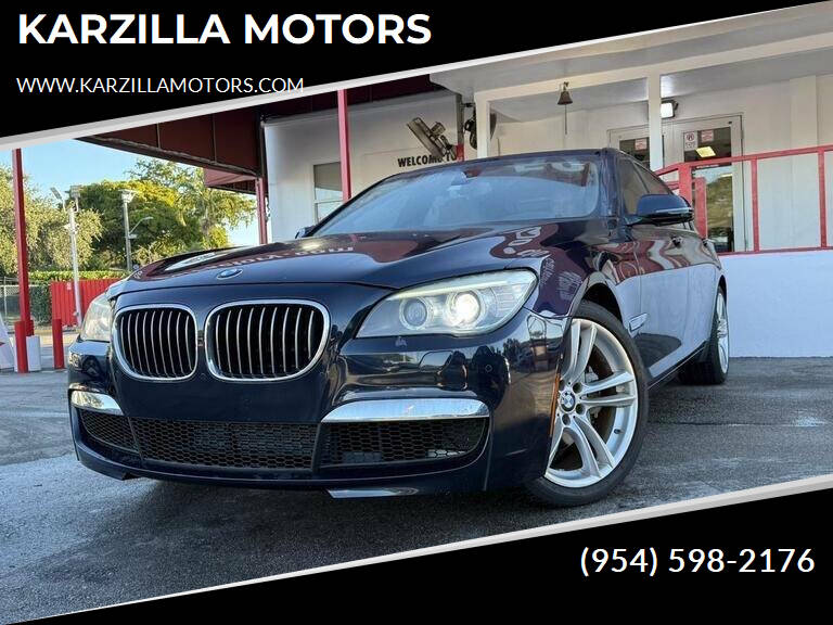 Blue 2014 BMW 7 Series 740Li 740Li 4dr Sedan 1