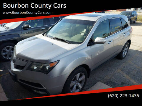 2011 Acura MDX for sale at Bourbon County Cars in Fort Scott KS