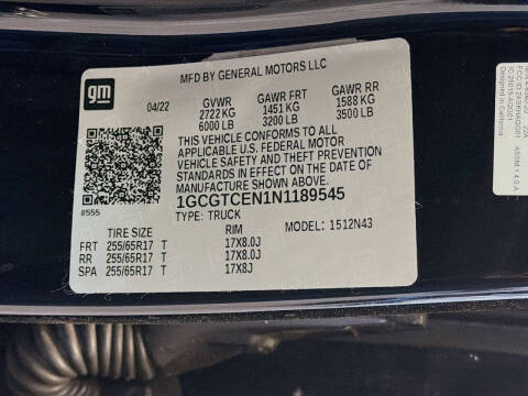 2022 Chevrolet Colorado