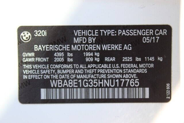 2017 BMW 3 Series 320i