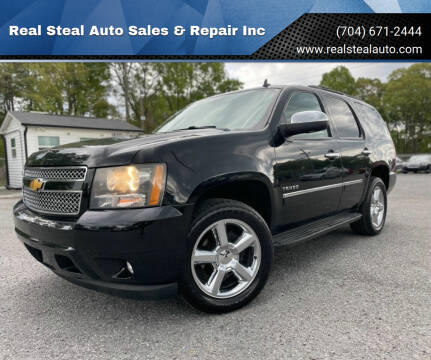 2012 Chevrolet Tahoe for sale at Real Steal Auto Sales & Repair Inc in Gastonia NC