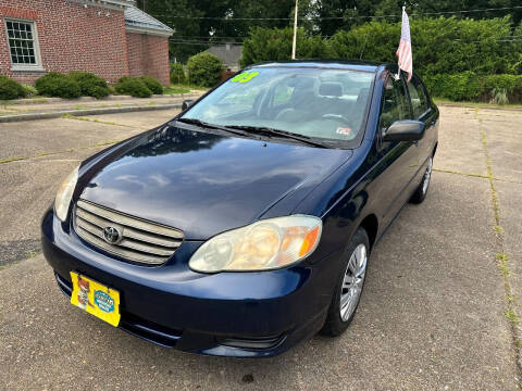 2003 Toyota Corolla for sale at Hilton Motors Inc. in Newport News VA