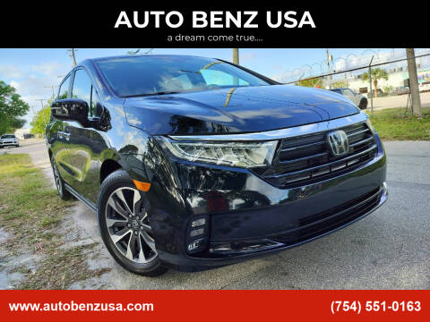 2023 Honda Odyssey for sale at AUTO BENZ USA in Fort Lauderdale FL