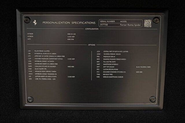 2025 Ferrari Roma Spider