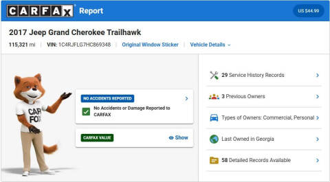 2017 Jeep Grand Cherokee Trailhawk