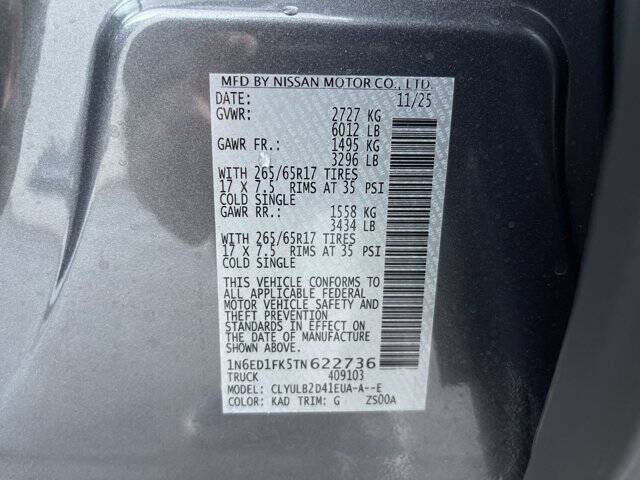 2026 Nissan Frontier SV