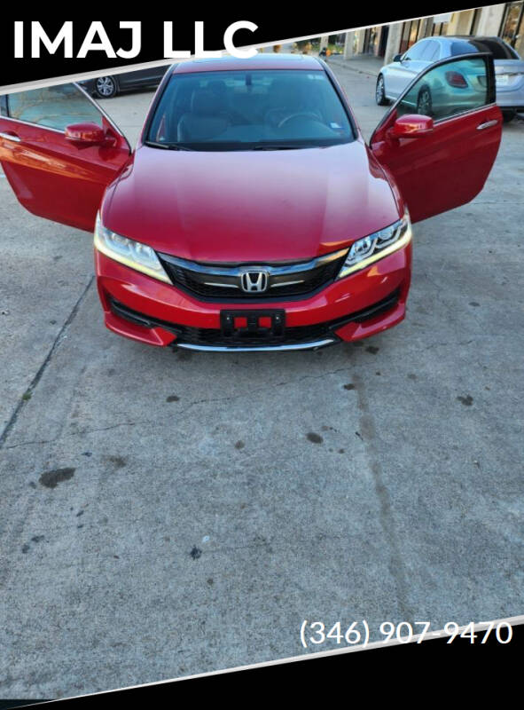 2017 Honda Accord for sale at IMAJ LLC in Houston TX