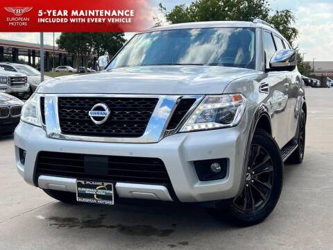 2018 Nissan Armada for sale at European Motors Inc in Plano TX