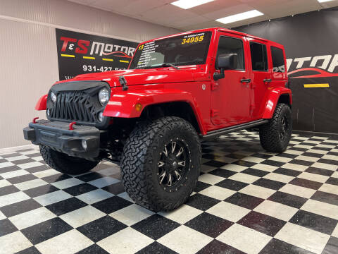 2015 Jeep Wrangler Unlimited for sale at T & S Motors in Ardmore TN