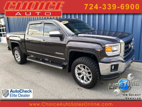 2015 GMC Sierra 1500 for sale at CHOICE AUTO SALES in Murrysville PA