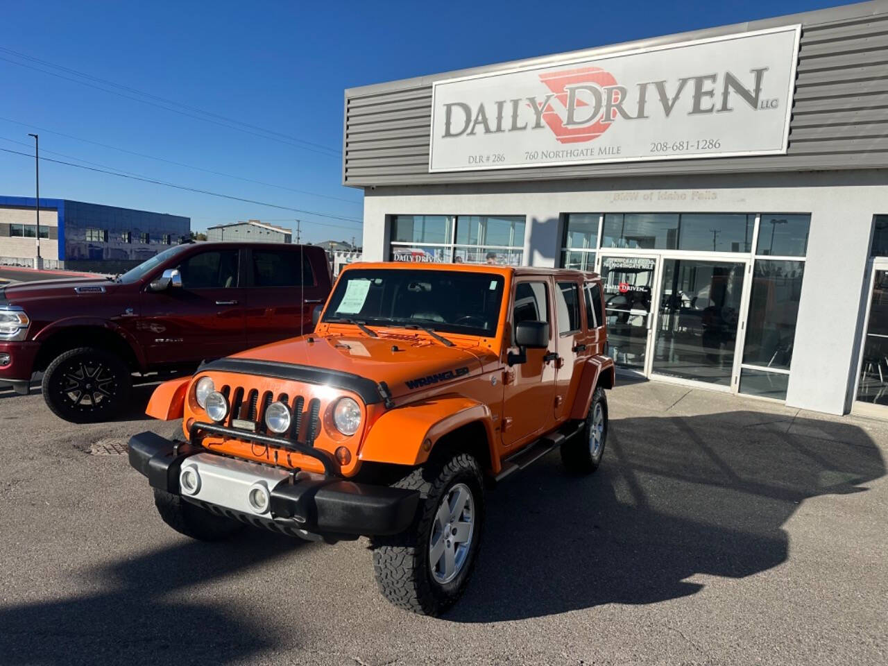 2012 Jeep Wrangler Unlimited for sale at Daily Driven LLC in Idaho Falls, ID