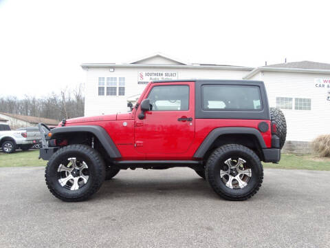 2014 Jeep Wrangler for sale at SOUTHERN SELECT AUTO SALES in Medina OH